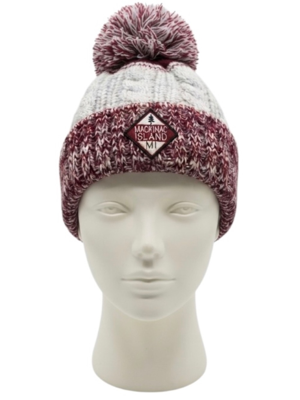 Zephyr “Mackinac Island, MI” Pom Beanie (NWT) (Size: OSFM)